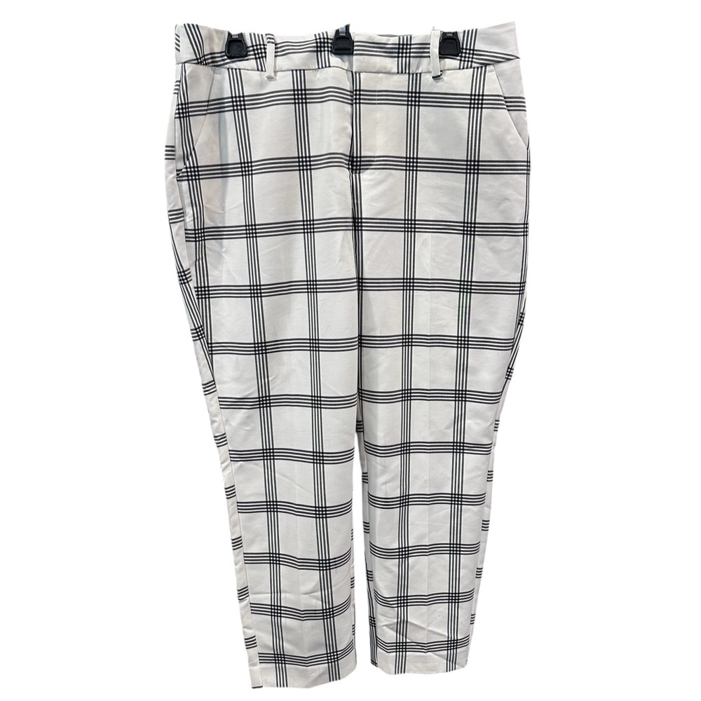 A‎ New Day Plaid Slim Ankle Pants – Size 14 – Stretch